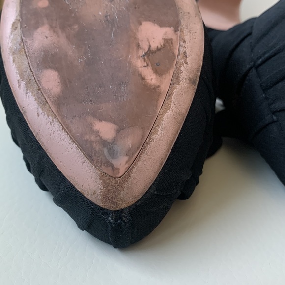 Prada Black Slingback Platform Sandals - Picture 11 of 16